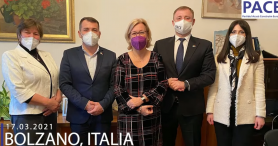 PACE și-a propus să „importe” practici de succes aplicate în Italia. Întrevedere cu Monica Franch, Președintele Consiliului Comunal, Bolzano
